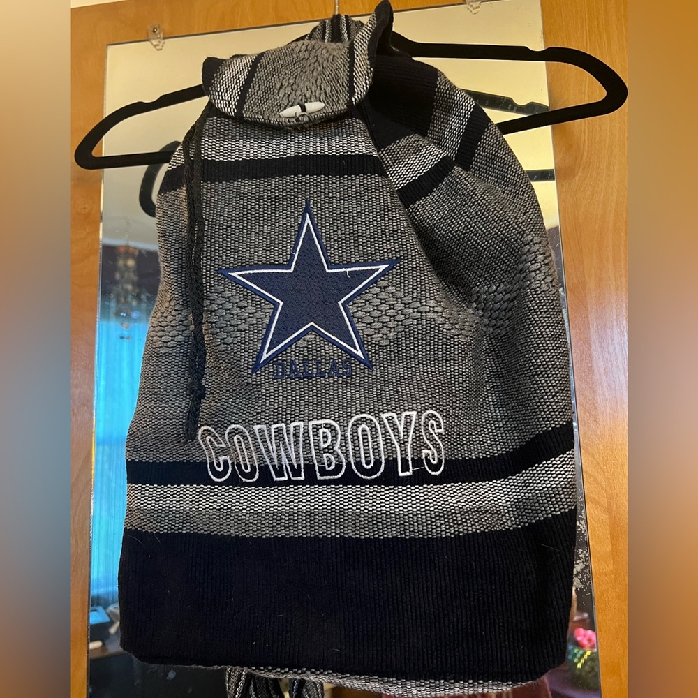Dallas Cowboys woven cinch bag